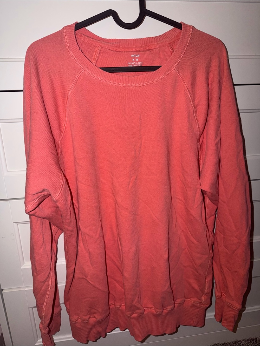 Aerie Coral Crewneck Sweatshirt M